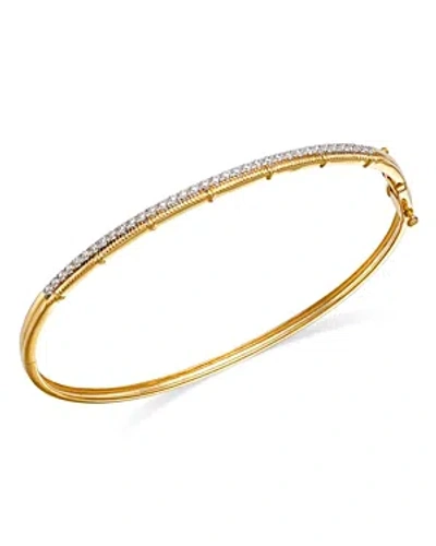 Bloomingdale's Diamond Bangle Bracelet In 14k Yellow Gold, 0.50 Ct. T. W.