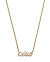 Bloomingdale's Diamond Ciao Pendant Necklace In 14k Yellow Gold, 0.15 Ct. T. W. In Gold