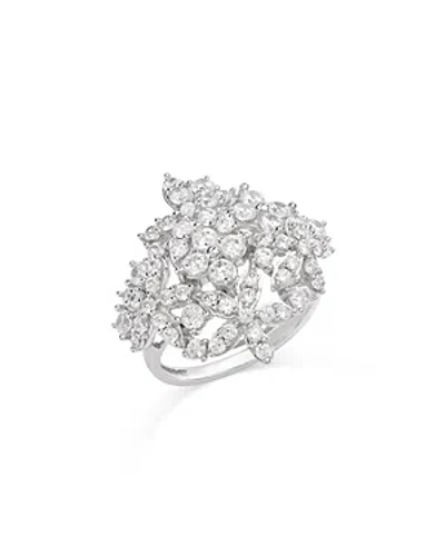 Bloomingdale's Diamond Cluster Statement Ring In 14k White Gold, 2.0 Ct. T.w.