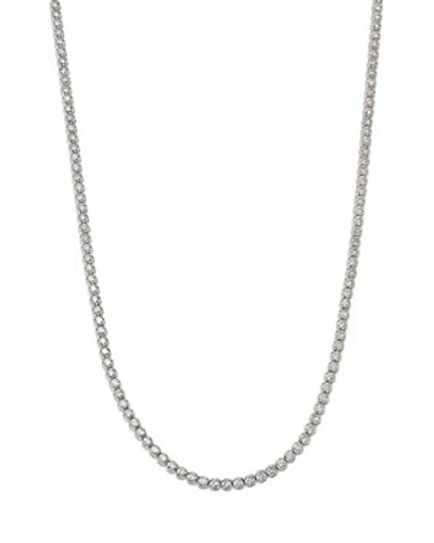 Bloomingdale's Diamond Crown Set Tennis Necklace In 14k White Gold, 5.0 Ct. T. W.
