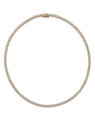 Bloomingdale's Diamond Crown-set Tennis Necklace In 14k Yellow Gold, 8.00 Ct. T. W. - Exclusive
