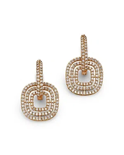 Bloomingdale's Diamond Doorknocker Drop Earrings In 14k Yellow Gold, 1.0 Ct. T. W.