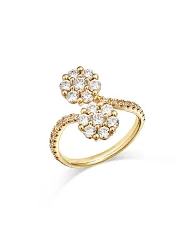 Bloomingdale's Diamond Double Cluster Wrap Ring In 14k Yellow Gold, 1.5 Ct. T.w.