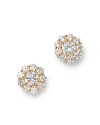 BLOOMINGDALE'S DIAMOND HALO STUD EARRINGS IN 14K YELLOW GOLD, 1.0 CT. T.W.