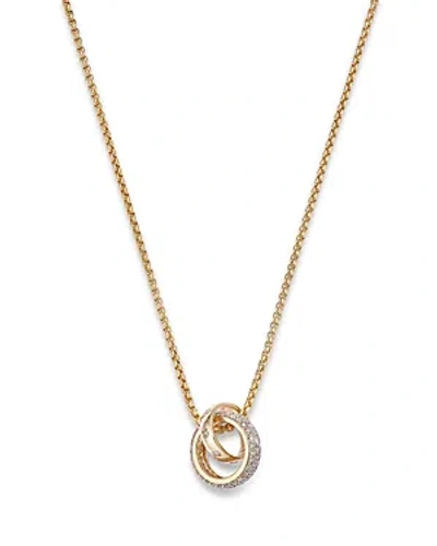 Bloomingdale's Diamond Interlocking Pendant Necklace In 14k Yellow Gold, 1.0 Ct. T. W.