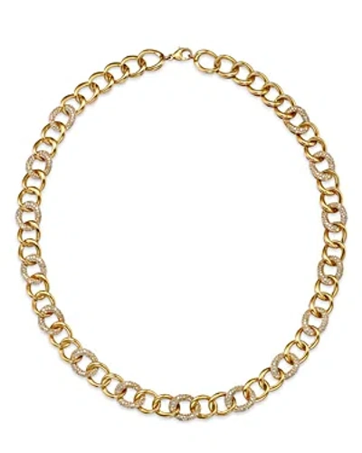 Bloomingdale's Diamond Link Necklace In 14k Yellow Gold, 4.50 Ct. T.w.