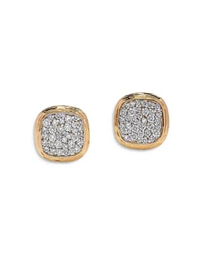 Bloomingdale's Diamond Pave Cluster Stud Earrings In 14k Yellow Gold, 1.0 Ct. T.w.