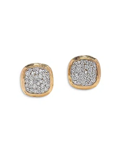 Bloomingdale's Diamond Pave Cluster Stud Earrings In 14k Yellow Gold, 1.0 Ct. T. W.