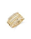 BLOOMINGDALE'S DIAMOND STACKABLE RING IN 14K YELLOW GOLD, 0.50 CT. T.W.