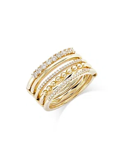 Bloomingdale's Diamond Stackable Ring In 14k Yellow Gold, 0.50 Ct. T.w.