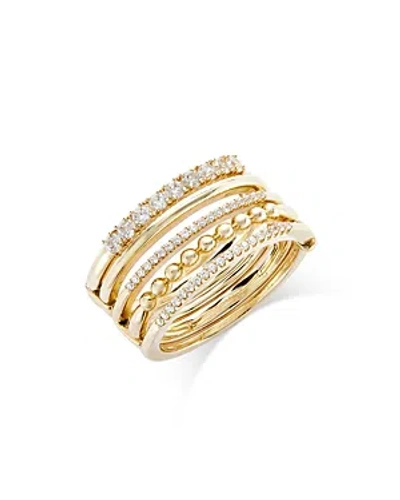 Bloomingdale's Diamond Stackable Ring In 14k Yellow Gold, 0.50 Ct. T. W.