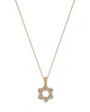 Bloomingdale's Diamond Star Of David Pendant Necklace In 14k Yellow Gold, 0.33 Ct. T. W. In Gold