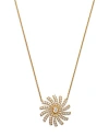 Bloomingdale's Diamond Starburst Pendant Necklace In 14k Yellow Gold, 1.45 Ct. T. W. In Gold