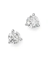 Bloomingdale's Diamond Stud Earrings In 14k White Gold, 1.20 Ct. T. W. In White