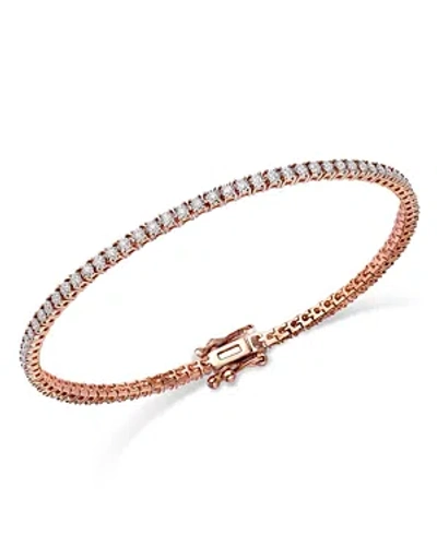 Bloomingdale's Diamond Tennis Bracelet In 14k Rose Gold, 0.50 Ct. T.w.