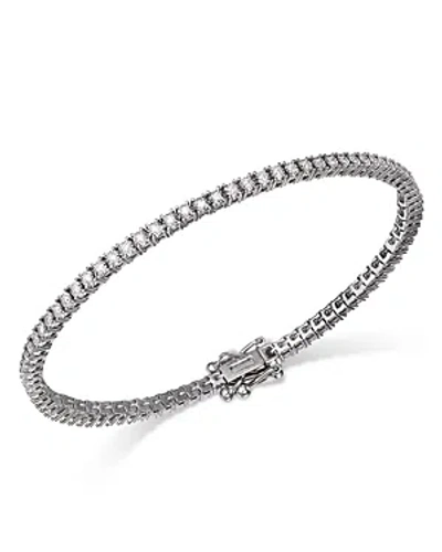 Bloomingdale's Diamond Tennis Bracelet In 14k White Gold, 0.50 Ct. T.w.