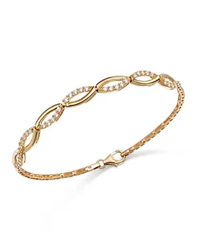 Bloomingdale's Diamond Twist Bangle Bracelet In 14k Yellow Gold, 0.75 Ct. T.w.