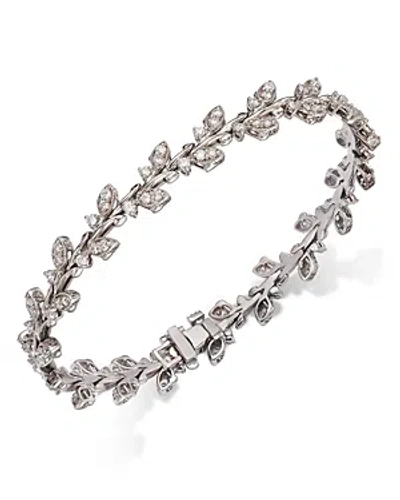 Bloomingdale's Diamond Vine Tennis Bracelet In 14k White Gold, 2.0 Ct. T.w.