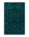 Bloomingdale's Fine Vibrance M1030 Area Rug, 4'1 X 6'1 In Black