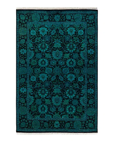 Bloomingdale's Fine Vibrance M1030 Area Rug, 4'1 X 6'1 In Black