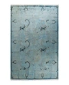 Bloomingdale's Fine Vibrance M1035 Area Rug, 6'3 X 9'8 In Blue