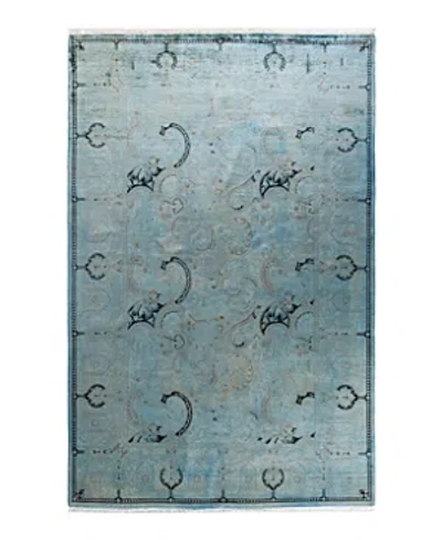 Bloomingdale's Fine Vibrance M1035 Area Rug, 6'3 X 9'8 In Blue