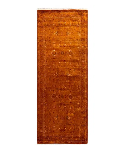 Bloomingdale's Fine Vibrance M1035 Runner Area Rug, 2'7 X 7'2 In Gold