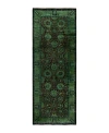 Bloomingdale's Fine Vibrance M1035 Runner Area Rug, 3'3 X 8'7 In Green