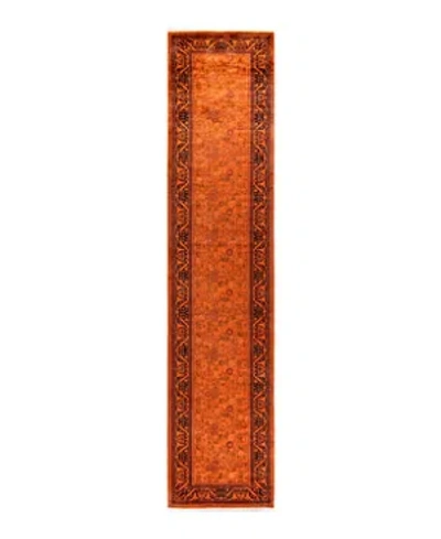 Bloomingdale's Fine Vibrance M1055 Runner Area Rug, 2'8 X 13'4 In Orange