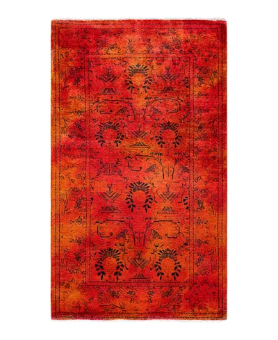 Bloomingdale's Fine Vibrance M1120 Area Rug, 3'2 X 5'4 In Orange