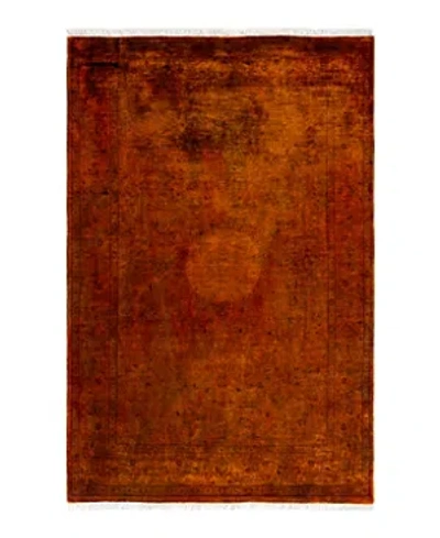 Bloomingdale's Fine Vibrance M1120 Area Rug, 4'2 X 6'3 In Orange