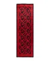 Bloomingdale's Fine Vibrance M1120 Runner Area Rug, 2'5 X 7'10 In Red