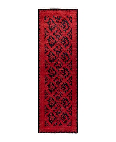 Bloomingdale's Fine Vibrance M1120 Runner Area Rug, 2'5 X 7'10 In Red