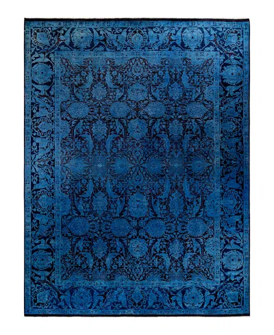 Bloomingdale's Fine Vibrance M1135 Area Rug, 9' X 11'10 In Blue