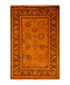 Bloomingdale's Fine Vibrance M1159 Area Rug, 4'2 X 6'3 In Orange