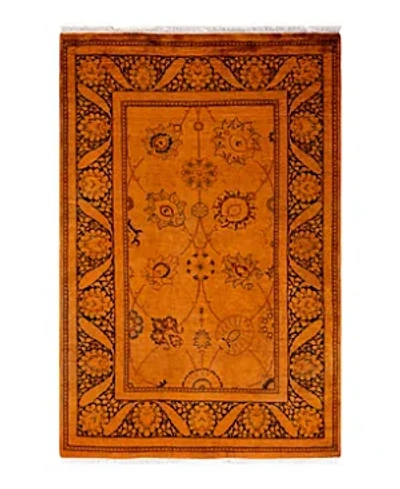 Bloomingdale's Fine Vibrance M1159 Area Rug, 4'2 X 6'3 In Orange