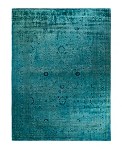 Bloomingdale's Fine Vibrance M1160 Area Rug, 9'1 X 12'1 In Blue