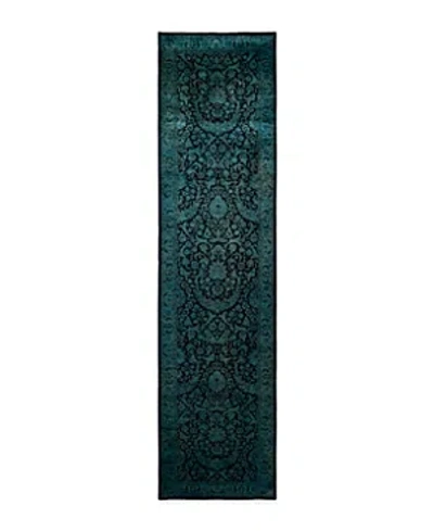 Bloomingdale's Fine Vibrance M1162 Runner Area Rug, 2'7 X 10'5 In Blue