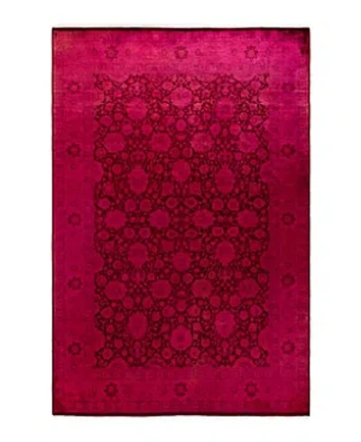 Bloomingdale's Fine Vibrance M1170 Area Rug, 6'1 X 9'3 In Pink