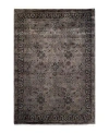 Bloomingdale's Fine Vibrance M1205 Area Rug, 6'1 X 8'9 In Gray