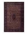 Bloomingdale's Fine Vibrance M1215 Area Rug, 6'2 X 9'3 In Brown