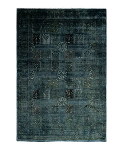 Bloomingdale's Fine Vibrance M1251 Area Rug, 6'1 X 9' In Gray