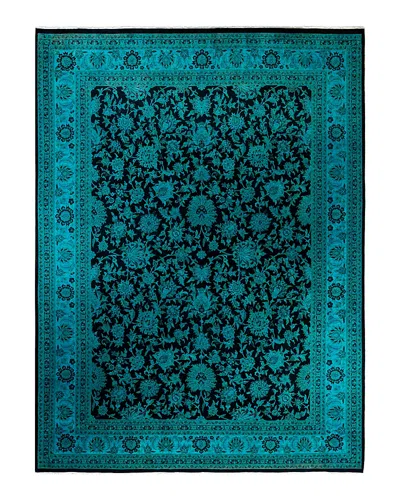 Bloomingdale's Fine Vibrance M1252 Area Rug, 9'2 X 12'5 In Black
