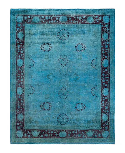 Bloomingdale's Fine Vibrance M1256 Area Rug, 8'3 X 10'4 In Blue
