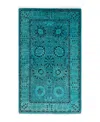 Bloomingdale's Fine Vibrance M1270 Area Rug, 3'2 X 5'4 In Blue