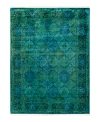 Bloomingdale's Fine Vibrance M1270 Area Rug, 6'1 X 8'3 In Green