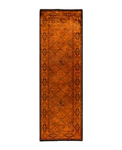 Bloomingdale's Fine Vibrance M1270 Runner Area Rug, 2'8 X 8'3 In Orange