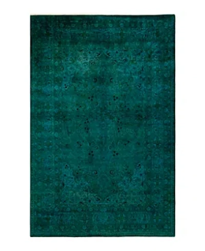 Bloomingdale's Fine Vibrance M1271 Area Rug, 6'2 X 9'4 In Green