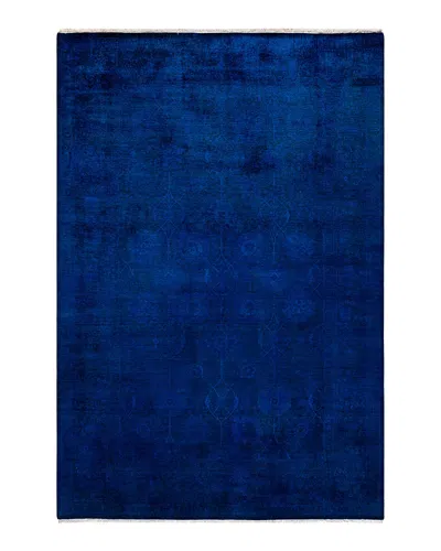 Bloomingdale's Fine Vibrance M1273 Area Rug, 6'2 X 9'1 In Blue