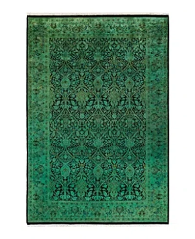 Bloomingdale's Fine Vibrance M1275 Area Rug, 6'1 X 8'10 In Green